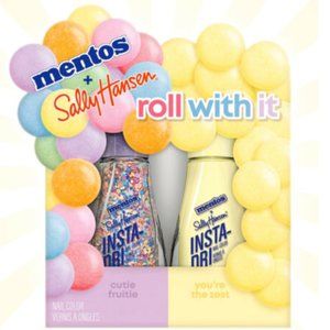 PERFECT FOR SPRING & EASTER! Sally Hansen Insta-Dri x Mentos Nail Polish